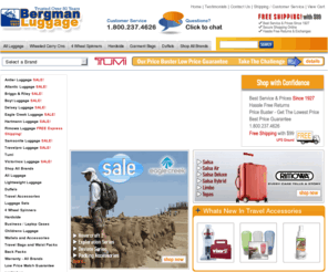 bergmanluggage.com: Online Luggage | Delsey | Samsonite | Eagle Creek | Briggs & Riley | Travelpro - Bergman Luggage
