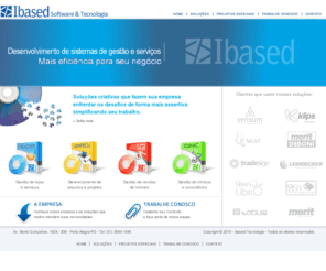 ibased.com.br: IBASED TECNOLOGIA - Portais | E-commerce | Soluções Personalizadas | Sistemas para gestão de clínicas, lojas, imóveis, projetos de engenharia
