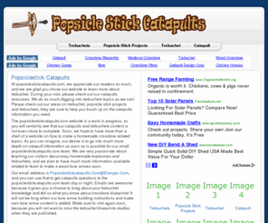 popsiclestickcatapults.com: Popsiclestick Catapults
Popsiclestick Catapults - Learn about Catapults! Extra catapult, trebuchet, and popsicle stick projects for free!