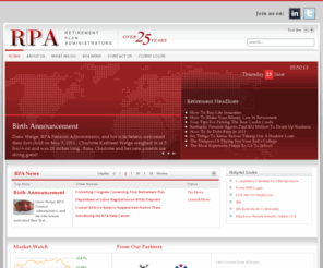 rpa401k.com: RPA 401k
Retirement Plan Administrators for all your 401k and retirement plan needs.