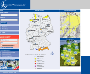 unwetterwarnungen.de: Unwetterwarnungen.de - Startseite
Unwetterwarnungen des Deutschen Wetterdienstes per SMS auf Ihr Handy.