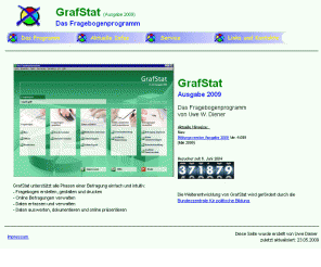 grafstat.de: Fragebogensoftware GrafStat - Das Fragebogenprogramm - Befragungen off-
und online
