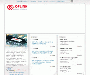 oplink.biz: Oplink Communications Inc.
