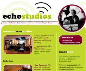 echostudios.org.uk: Echo Studios
Echo Studios is a brand new, purpose built recording studio based in Buckingham, Bucks.