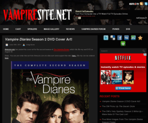 vampiresite.net: VampireSite.net - The Vampire Diaries
The Vampire Diaries on The CW - News, Spoilers, Images, Cast, Discussion Forum & More