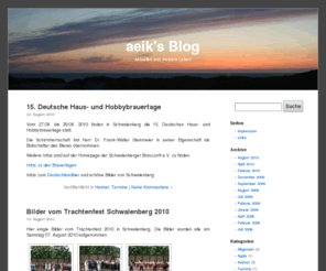 aeik.org: aeik's blog
Homepage von Andre Eikermann