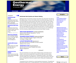 geothermalchoices.com: Geothermal Information
News and other resources about Geothermal
