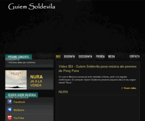 guiemsoldevila.com: Guiem Soldevila | Official Site
Web oficial del músic menorqui Guiem Soldevila