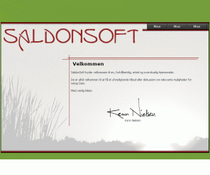 saldonsoft.dk: 
	Velkommen

