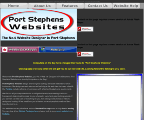 cotb.com.au: Port Stephens Websites - For Web sites in Port Stephens, Newcaste and Hunter Valley
Website Design - Port Stephens - Nelson Bay - Hunter Valley & Newcastle