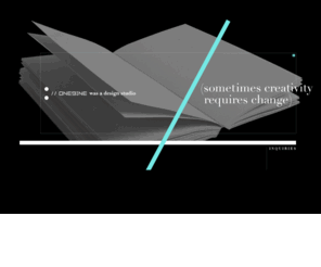 one9ine.com: one9ine : change_test
one9ine was a graphic design studio. (sometimes creativity requires change)