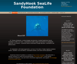 sandyhooksealife.org: SandyHook SeaLife Foundation - Home
 Gulf of Mexico Updates to oiled areas of the Gulf using remote sensing and digital mapping technology http://skytruth.org Fishery closures in the Gulf of Mexico http://sero.nmfs.noaa.gov/deepwater_horizon_oil_spill.htmA Picture is Worth 1,000 Words! As Am