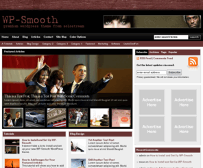 wp-smooth.com: WP-Smooth
Premium WordPress Magazine Theme from Solostream