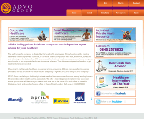 advocover.co.uk: ADVO Group - Health Insurance Broker - Medical Insurer Comparison - Maidstone, Kent
ADVO Group, an intermediary based in Maidstone, kent, can help you find the right private medical insurance cover from a market comparison of over twenty leading insurers. We are independent health and risk specialists. We offer a free independent market review so we can advise you on what will best suit your needs both now and in the future. We advise for individual, small business and corporate schemes. We offer free access to Clarity, our unique award-winning online system for managing your h