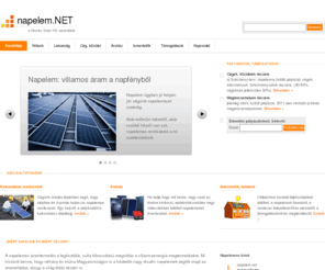 napelem.net: napelem.NET | Napelemes rendszerek, napelemek
Napelem forgalmazás, kivitelezés és korrekt tájékoztatás napelemekről.