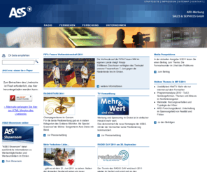 radio-spot-revolution.com: AS&S: AS&S
Die Website stellt die ARD-Werbung SALES & SERVICES GmbH vor.