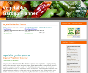 vegetablegardenplanner4you.com: Vegetable Garden Planner
Vegetable garden planner and vegetable garden planting