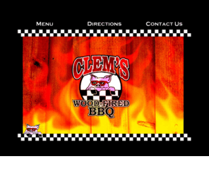 clemsfire.com: Clem's Wood-Fired BBQ - Port Matilda, PA - Brought to you by LionMenus.com
