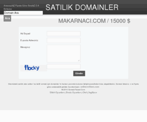 makarnaci.com: Satılık Domainler satılık Alan Adları -Domainticaret.Com
domainticaret.com satılık alan adları ve domainler  - Satılık Alan Adları Listesi