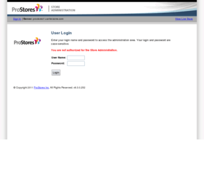ezjoel.net: ProStores: User Login
ProStores