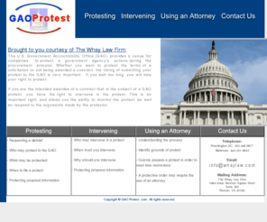 gaoprotest.com: GAO Protest, Government Contract
Information about GAO Protests