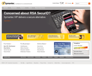 imlogic.com: Symantec - AntiVirus, Anti-Spyware, Endpoint Security, Backup, Storage Solutions
Norton AntiVirus, Internet security, and anti-spyware products for the home. Solutions to manage IT risk and maximize IT performance for business. Download free product trials of our fast, high-performing software.