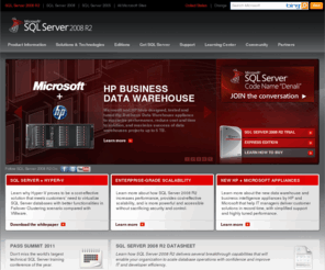 sqlwarehouseservices.net: Microsoft SQL Server 2008 R2 | Database Management System
Discover the power of Microsoft SQL Server 2008 R2, featuring new capabilities in development, manageability, business intelligence, and data warehousing. 