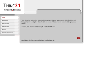 balance21.com: - Home
Thinc21 - Unternehmensberatung