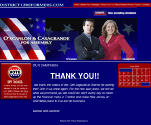 carolinecasagrande.com: Beck for State Senate O'Scanlon and Casagrande for State Assembly | Jennifer Beck | Declan O'Scanlon | Caroline Casagrande |NJ | State Assembly | District 12 | New Jersey | Monmouth County | NJ State Assembly
Beck for State Senate O'Scanlon and Casagrande for State Assembly Legislative District 12 Monmouth County New Jersey