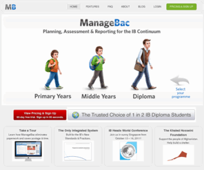 caslog.co.uk: ManageBac - Planning, Assessment and Reporting for the IB Continuum
ManageBac is the leading software service for IB schools.