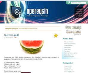 opereysin.com: opereysin.com – Seviyeli, kaliteli…
2005'ten beri yayınını sürdüren kaliteli ve seviyeli blog. Zaman öğütme makinesi...