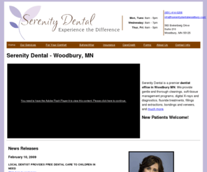 serenitydentalwoodbury.com: Serenity Dental - Woodbury, MN
Serenity Dental offers clients the finest cleaning and cosmetic dentistry services. To learn more about your local dentist in Woodbury, MN visit us online.