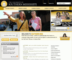 usm.edu: University of Southern Mississippi
