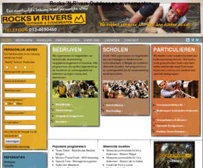 rocks-n-rivers.nl: Outdoor en evenementen bij Rocks 'n Rivers
Rocks 'n Rivers organiseert en begeleidt uw bedrijfsuitje, teamtraining, vergaderarrangement of incentive. Ontvang nu persoonlijk advies op maat.