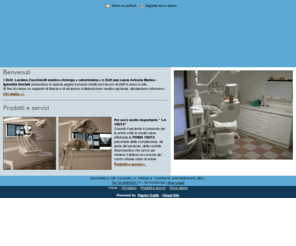 dentistazucchinelliluciano.com: Zucchinelli Dr. Luciano – Medico chirurgo e odontoiatra - v. Praga 9, Capriate San Gervasio (BG) – “Visual Site”
Il Dott. Luciano Zucchinelli medico-chirurgo e odontoiatra e la Dott.ssa Laura Antonia Marino - Igienista Dentale presentano in questa pagina il proprio studio ed il lavoro di staff  in esso svolto.