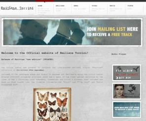 emilianatorrini.com: Welcome to the Official website of Emiliana Torrini!
Emiliana Torrini official web site and fan community, featuring discography, news, videos, photos, tour dates, merchandise, and more.