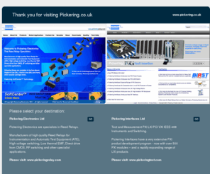 vxi-switch.com: Pickering.co.uk - Home of Pickering Relay & Pickering Interfaces
text/html; charset=windows-1252