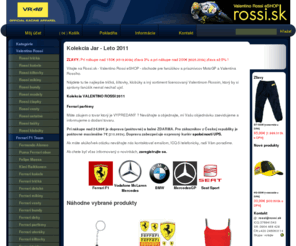 motogpshop.sk: Rossi.sk - Valentino Rossi eSHOP- Yamaha, Rossi, tričká, šiltovky
Rossi.sk - Valentino Rossi eSHOP