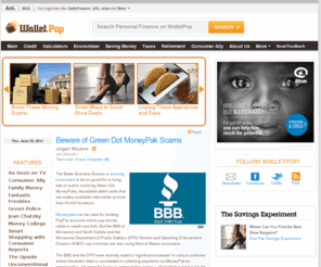 walletpop.mobi: Personal finance news, advice, calculators - WalletPop
Check personal finance news and advice on retirement planning, taxes, mortgages, investing and more at Walletpop.com. Our site provides personal finance advice and helps you navigate your personal finances with free financial tools and calculators