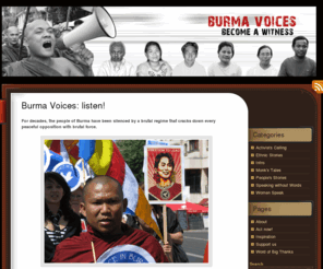 burmavoices.com: Burma Voices | Speaking out freely
Tales from Burmese refugees