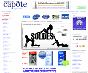 capote-fr.com: Préservatif : Le Roi de la Capote - Préservatifs, lubrifiants & produits fantaisie, Durex, Manix, Condomi, Contex, Mates, JoyDivision, Hot
Preservatif avec ou sans latex. Préservatif petite taille et preservatif grande taille. Livraison offerte dès 60 euros d'achat. Discrétion assurée. Nous avons tous les autres préservatifs.