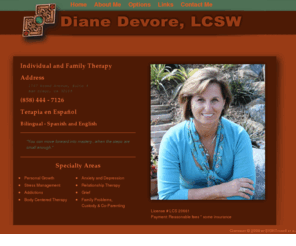 ddevorelcsw.com: Diane Devore, LCSW - Personal Therapy Services
Personal Therapy Help Depression