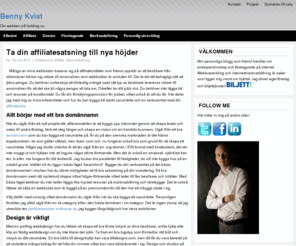 holding.nu: Benny Kvist på holding.nu
Benny Kvist bloggar om webbutveckling, entreprenörsskap, domäner och internetmarknadsföring.