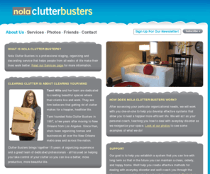 nolaclutterbusters.com: Nola Clutter Busters • About Us
Nola Clutter Busters is a professional staging, organizing and decorating service based in New Orleans, Louisiana.