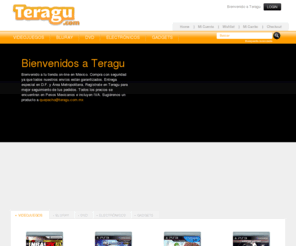 teragu.net: Teragu - Bienvenid@ Teragu
Tienda on-line en México. Compra películas, electrónicos y videojuegos de X-box 360, PlayStation y Nintendo Wii.