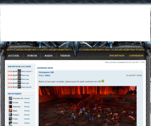 inestima.net: Site de la guilde Inestima World of Warcraft • Portail
