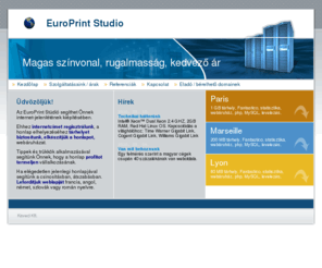 internetcim.hu: Olcs trhely, domain, internetcm regisztrci, fenntarts, honlapkszts, webruhz, nyomdai munkk - internetcim.hu, EuroPrint Studio, elad domain
Olcs trhely, domain, internetcm regisztrci, fenntarts, honlapkszts, webruhz, nyomdai munkk - internetcim.hu, EuroPrint Studio, elad domain