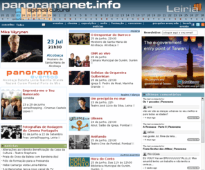 panoramanet.info: Panorama - Agenda Cultural
Agenda Cultural da Região de Leiria.