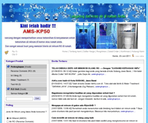 airku.com: Tempat mencari Mesin Produksi Air Minum RO (Reverse Osmosis)
Hasilkan Air Minum yang Bersih,Jernih & Sehat langsung dari kran air di rumah anda !!!