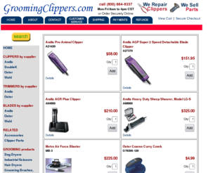 dogdryers.com: Dog Clippers, Sheep Shears, Animal Clippers, Dog Dryers, and More Grooming Supplies
Grooming clippers, blades, parts, service, and related supplies.